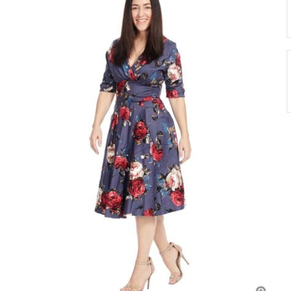 Unique Vintage Retro Style Pinup Dress EUC